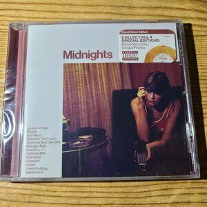 Taylor Swift "Midnights Blood Moon Edition Music CD (NEW)